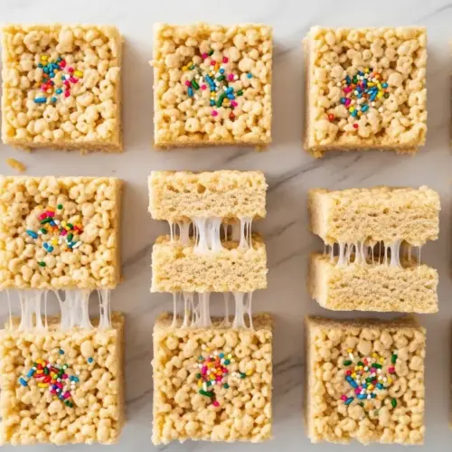 Rice Krispie Treat Recipe with Large Marshmallows