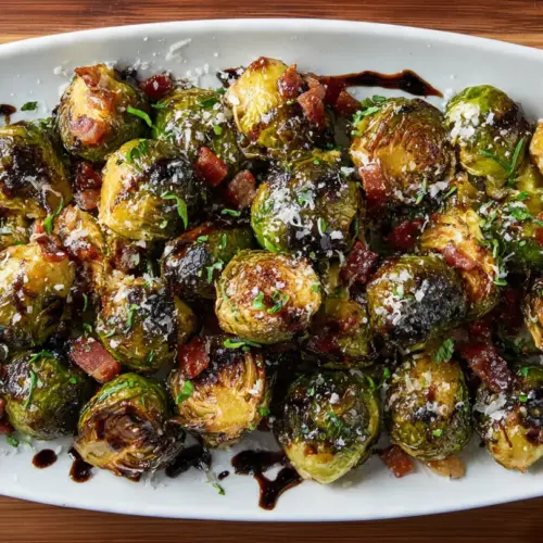Roasted Brussels Sprouts with Bacon Recipe