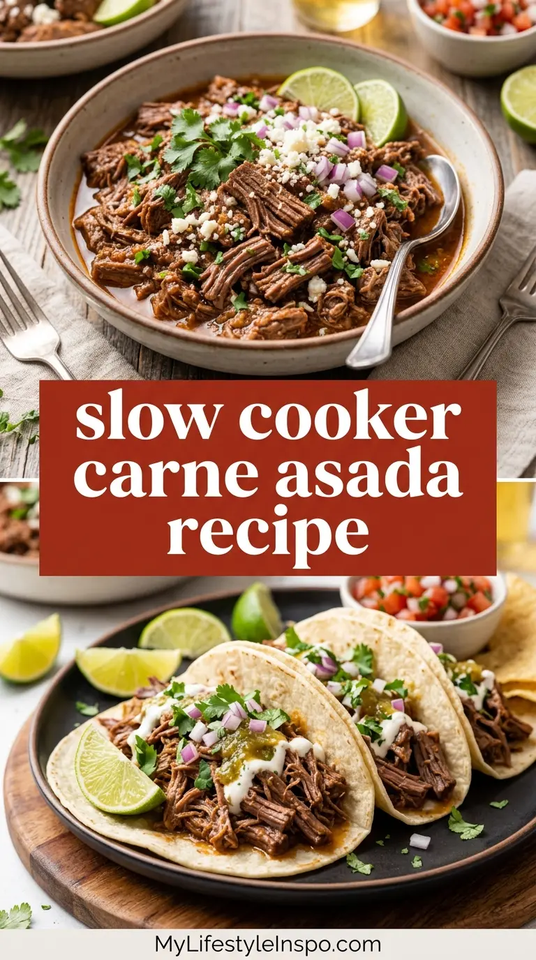 Slow Cooker Carne Asada Recipe