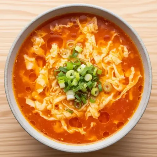 Tomato Egg Drop Soup Recipe