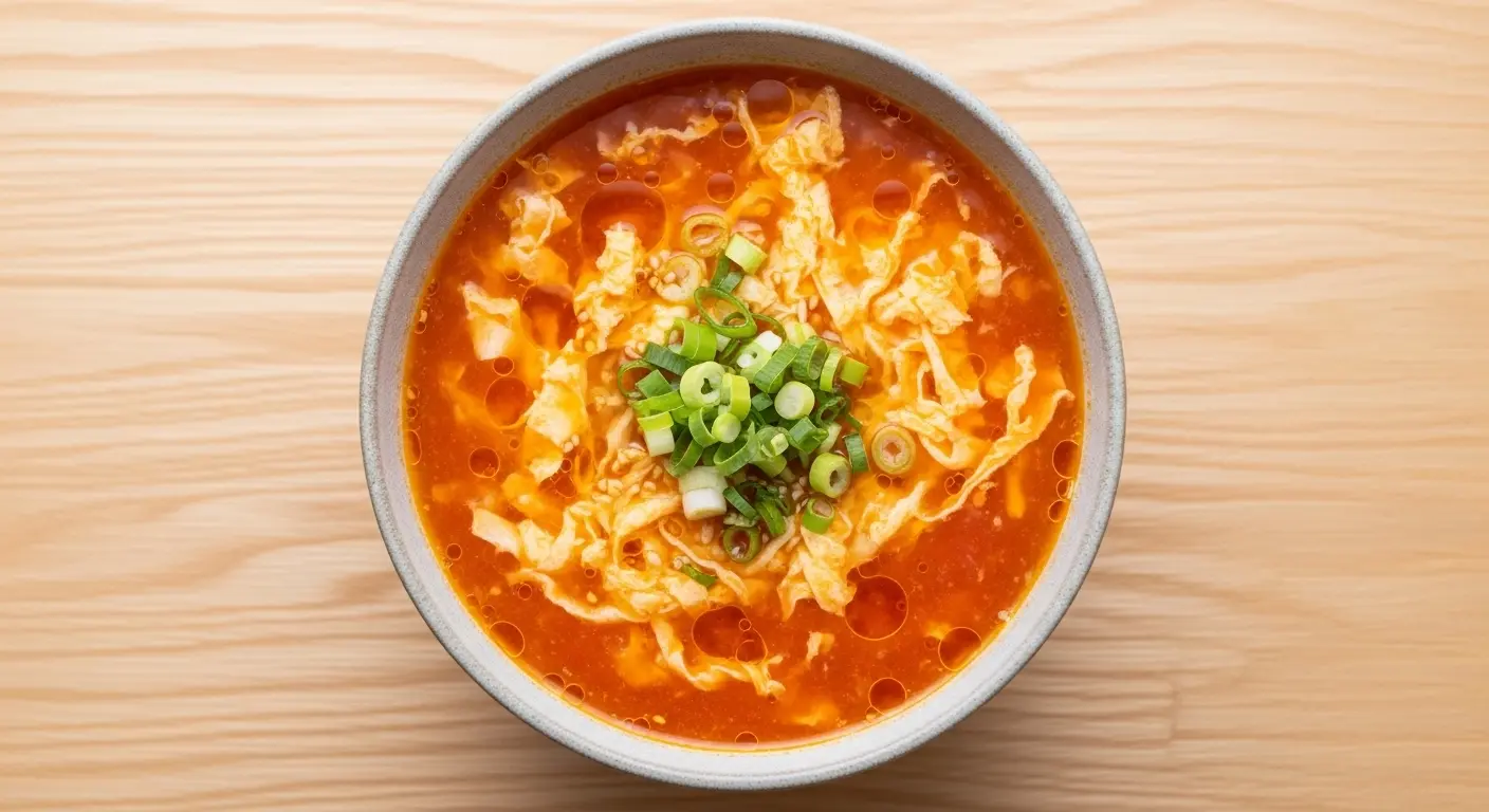 Tomato Egg Drop Soup Recipe
