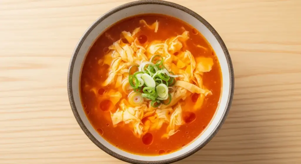 Tomato Egg Drop Soup Recipe