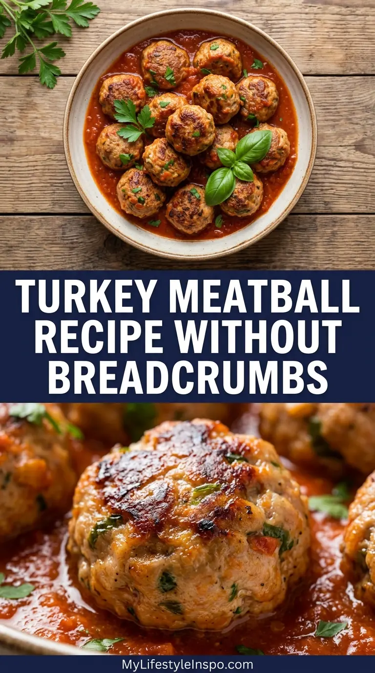 Turkey Meatball Recipe Without Breadcrumbs