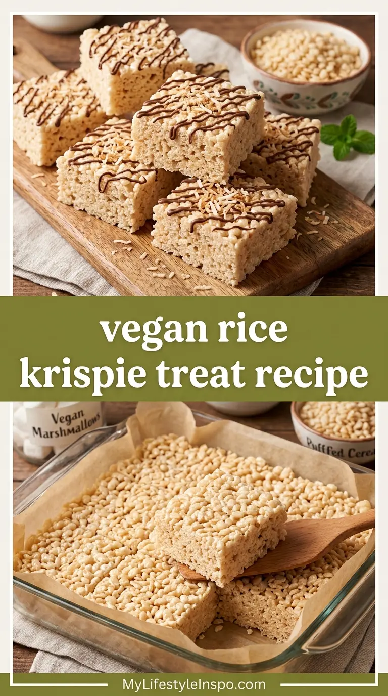 Vegan Rice Krispie Treat Recipe