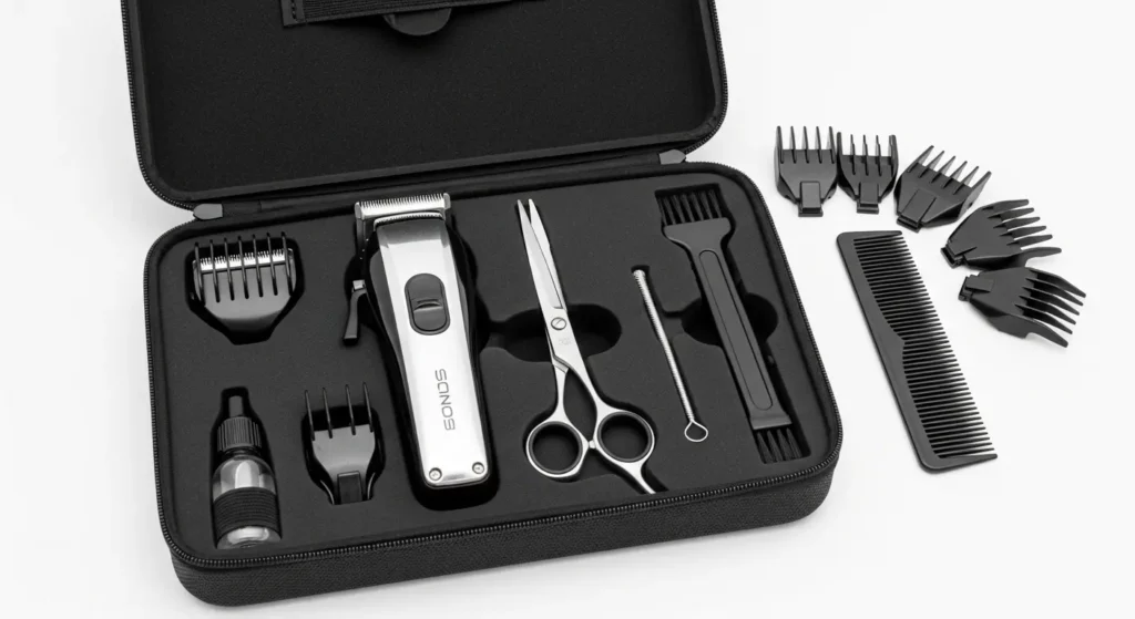 19. Grooming Kit with Beard Trimmer
