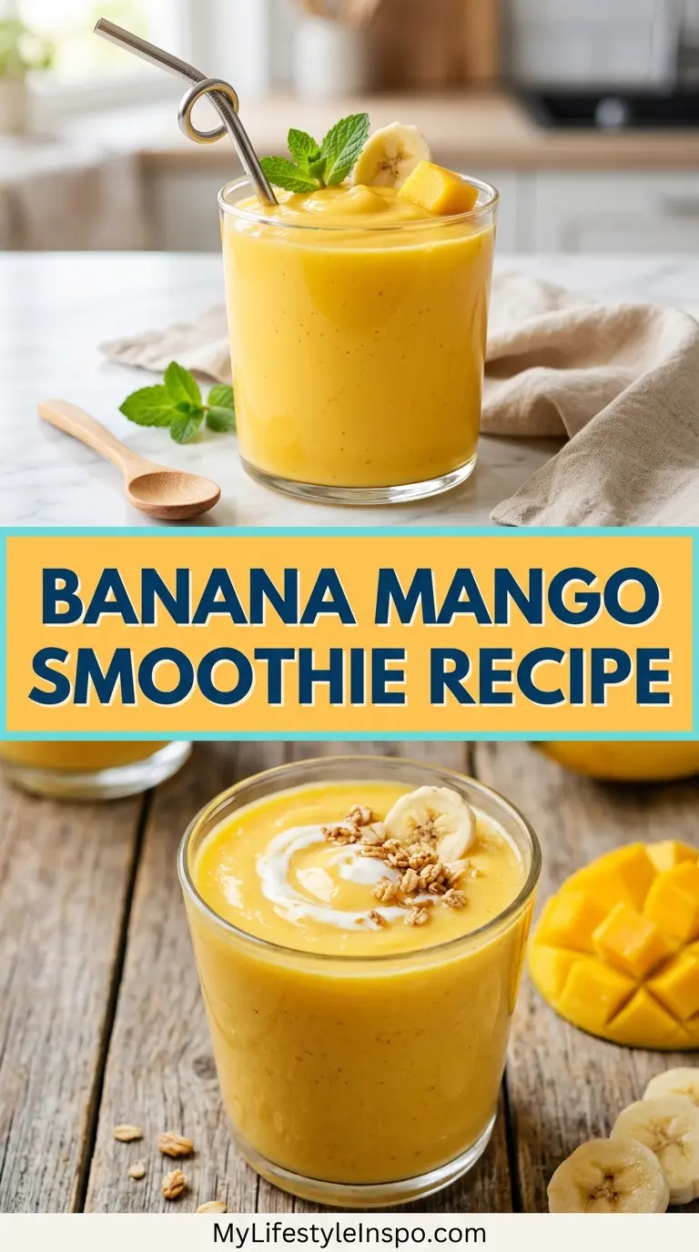 Banana Mango Smoothie Recipe