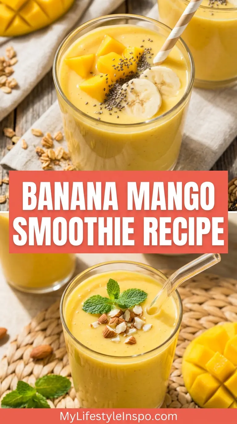 Banana Mango Smoothie Recipe