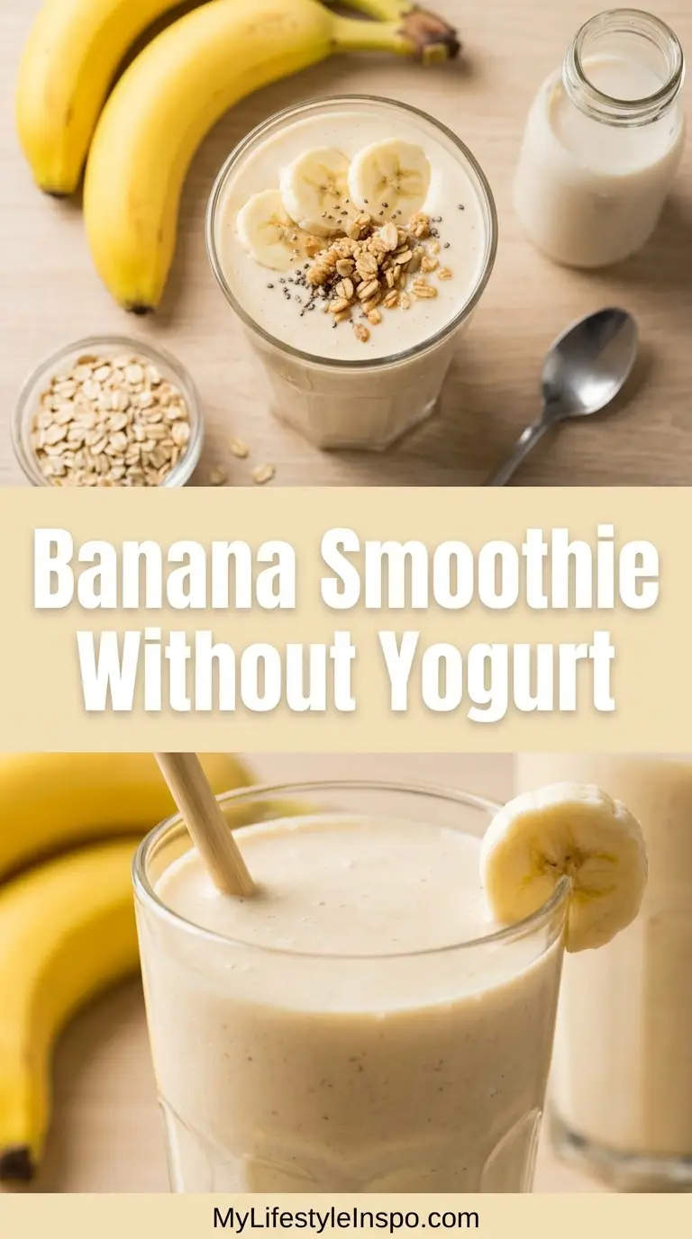 Banana Smoothie Recipe Without Yogurt