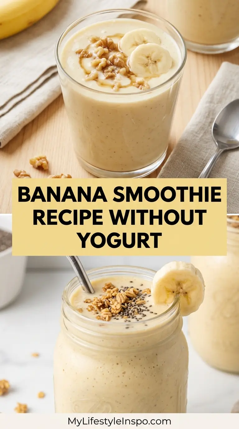 Banana Smoothie Recipe Without Yogurt