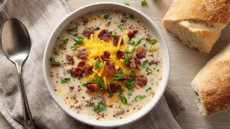 Cheeseburger Soup Recipe