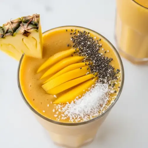Chia Banana Boost Tropical Smoothie Recipe
