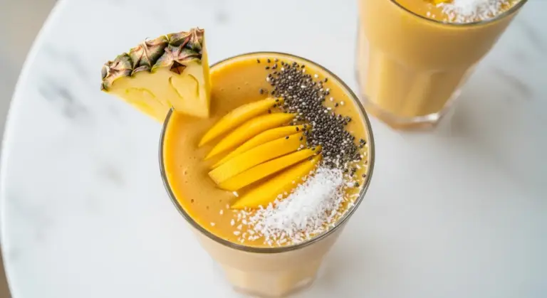 Chia Banana Boost Tropical Smoothie Recipe