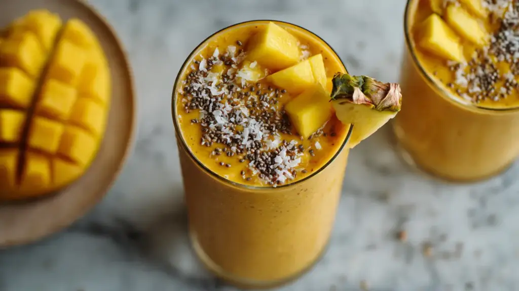 Chia Banana Boost Tropical Smoothie Recipe