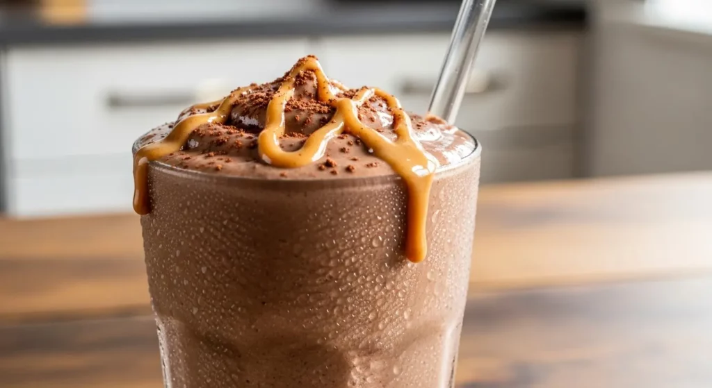 Chocolate Peanut Butter Banana Smoothie Recipe
