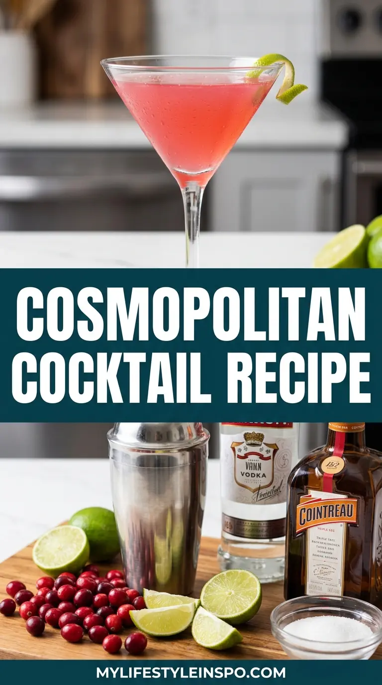 Cosmopolitan Cocktail Recipe