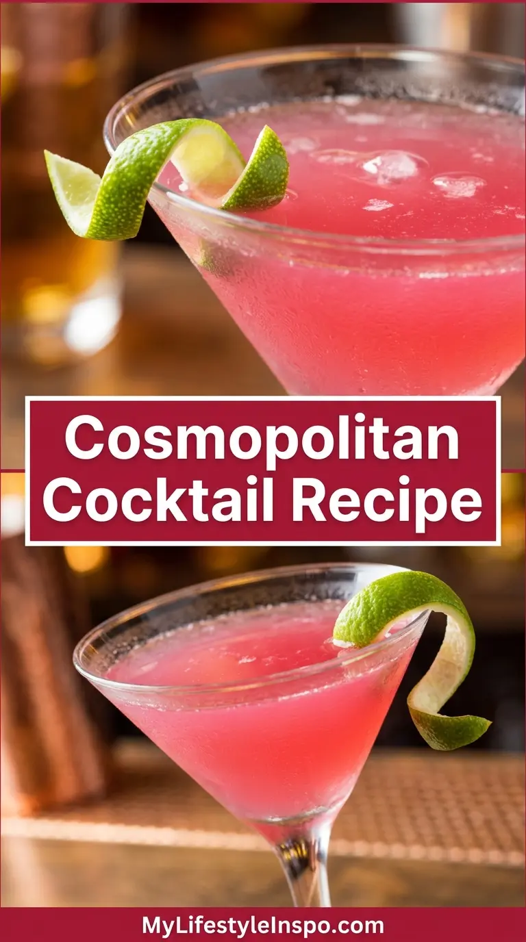 Cosmopolitan Cocktail Recipe