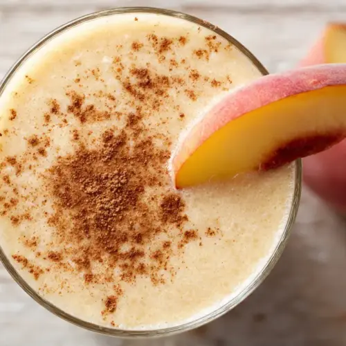 Peach Smoothie Recipe with Yogurt