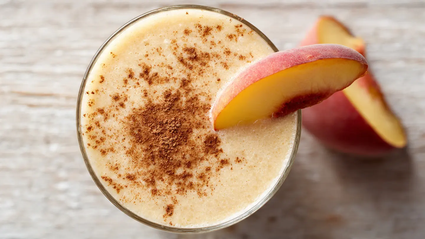 Peach Smoothie Recipe with Yogurt