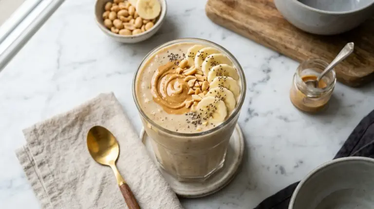 Peanut Butter Banana Smoothie Recipe