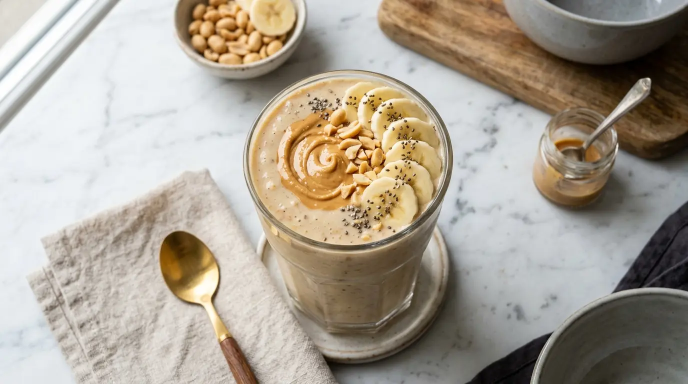 Peanut Butter Banana Smoothie Recipe