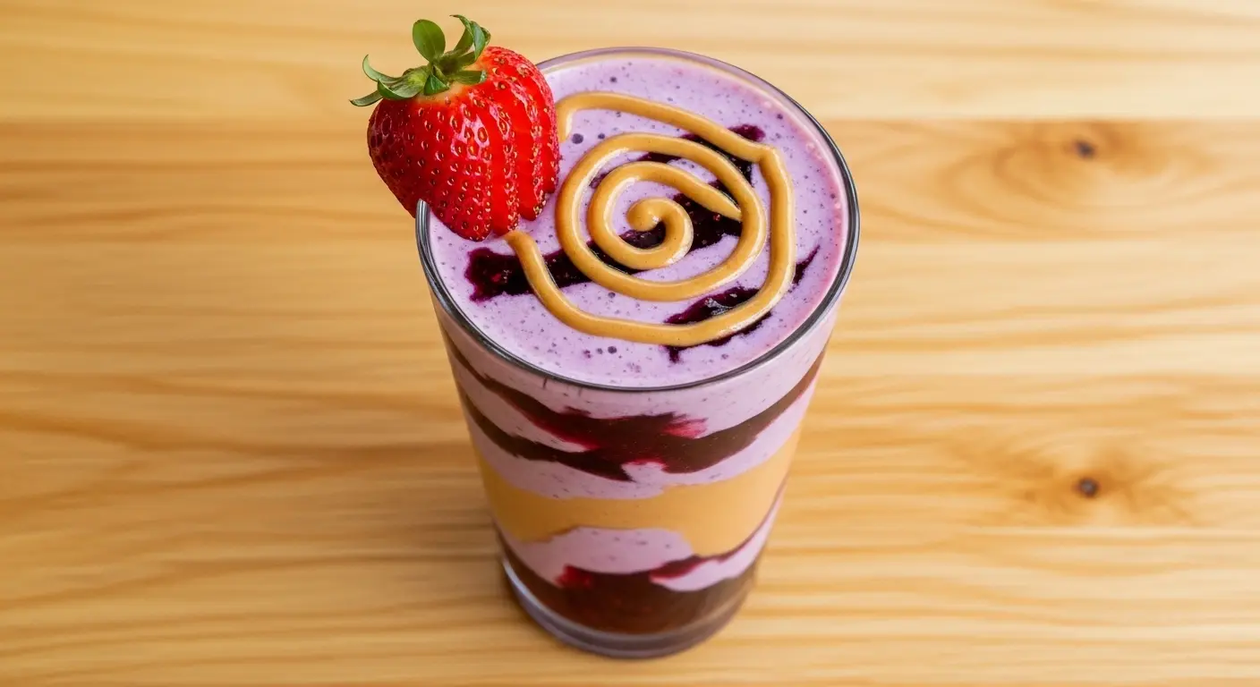 Peanut Butter Jelly Smoothie Recipe