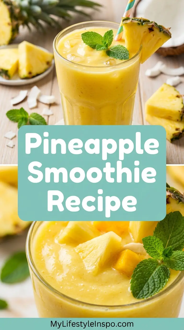 Pineapple Smoothie Recipe