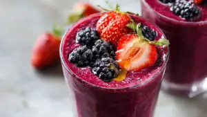 Strawberry and Blackberry Smoothie Recipe