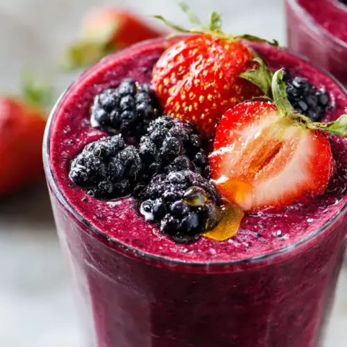 Strawberry and Blackberry Smoothie Recipe