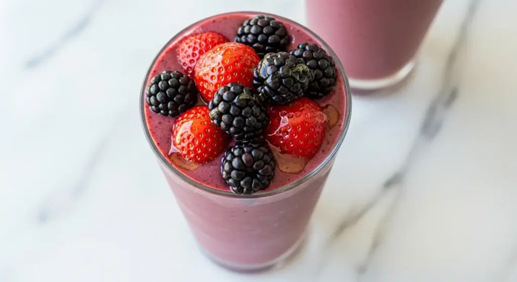 Strawberry and Blackberry Smoothie Recipe