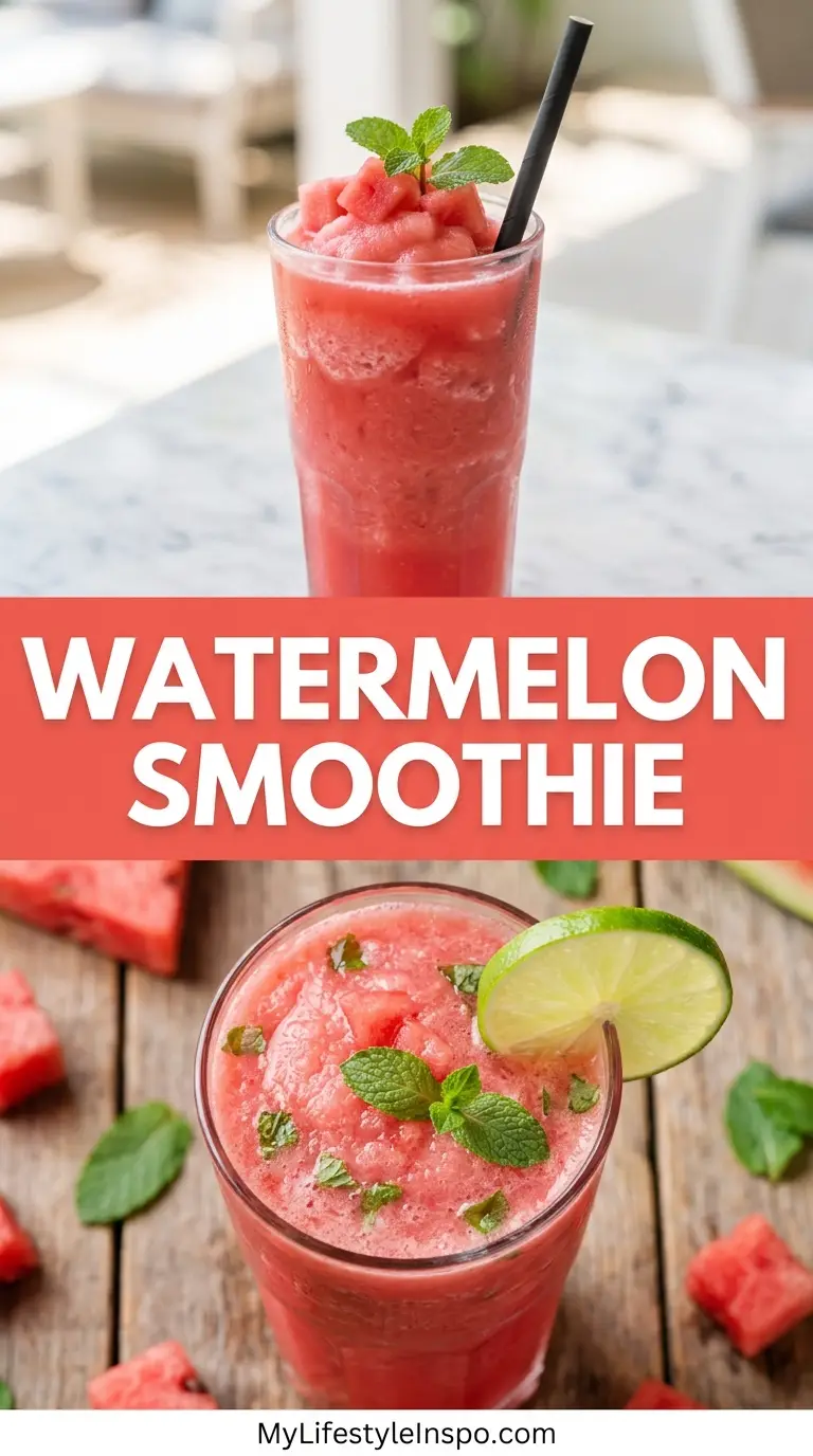 Watermelon Smoothie Recipe