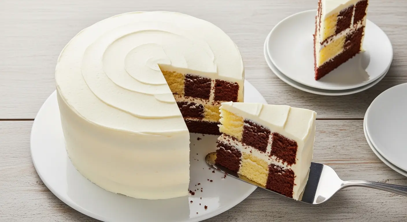 Checkerboard Cake Recipe