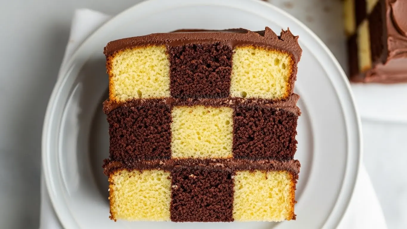 Checkerboard Cake Recipe
