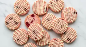 Cherry Almond Shortbread Cookies Recipe