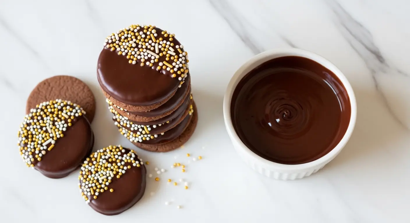 Chocolate Shortbread Cookies Recipe