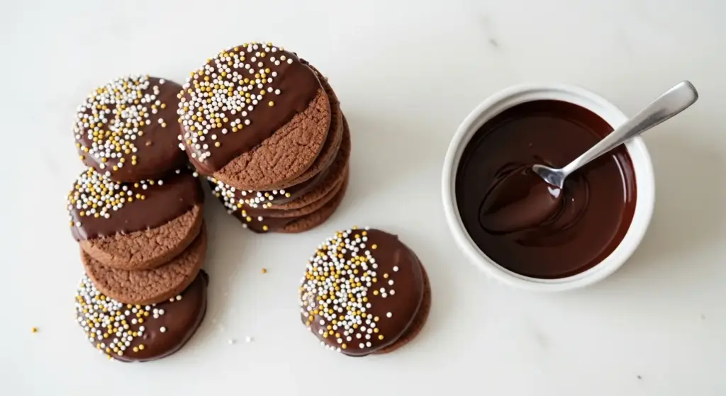 Chocolate Shortbread Cookies Recipe