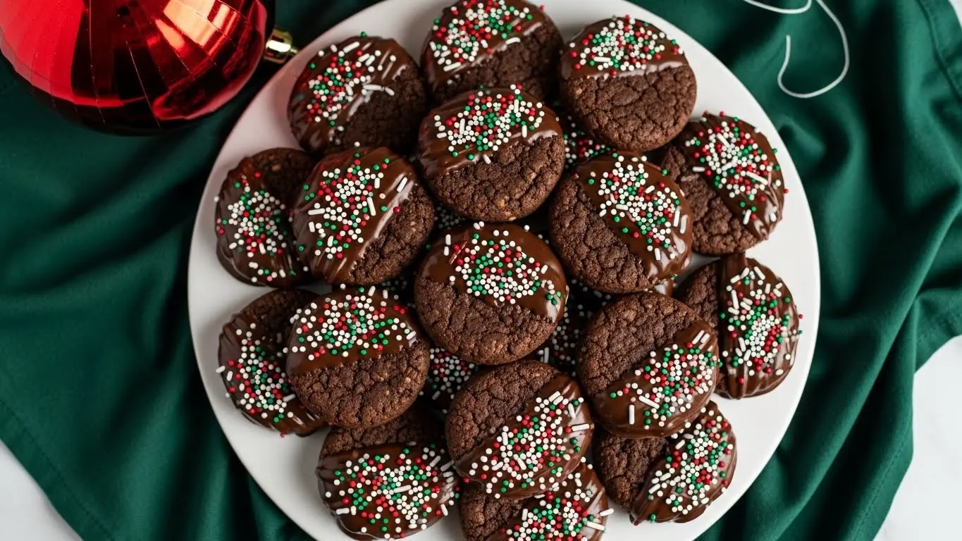 Chocolate Shortbread Cookies Recipe