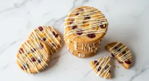 Cranberry Orange Shortbread Cookies Recipe