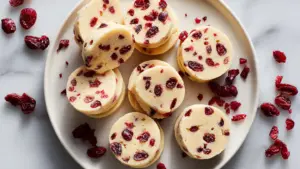 Cranberry Shortbread Cookies Recipe