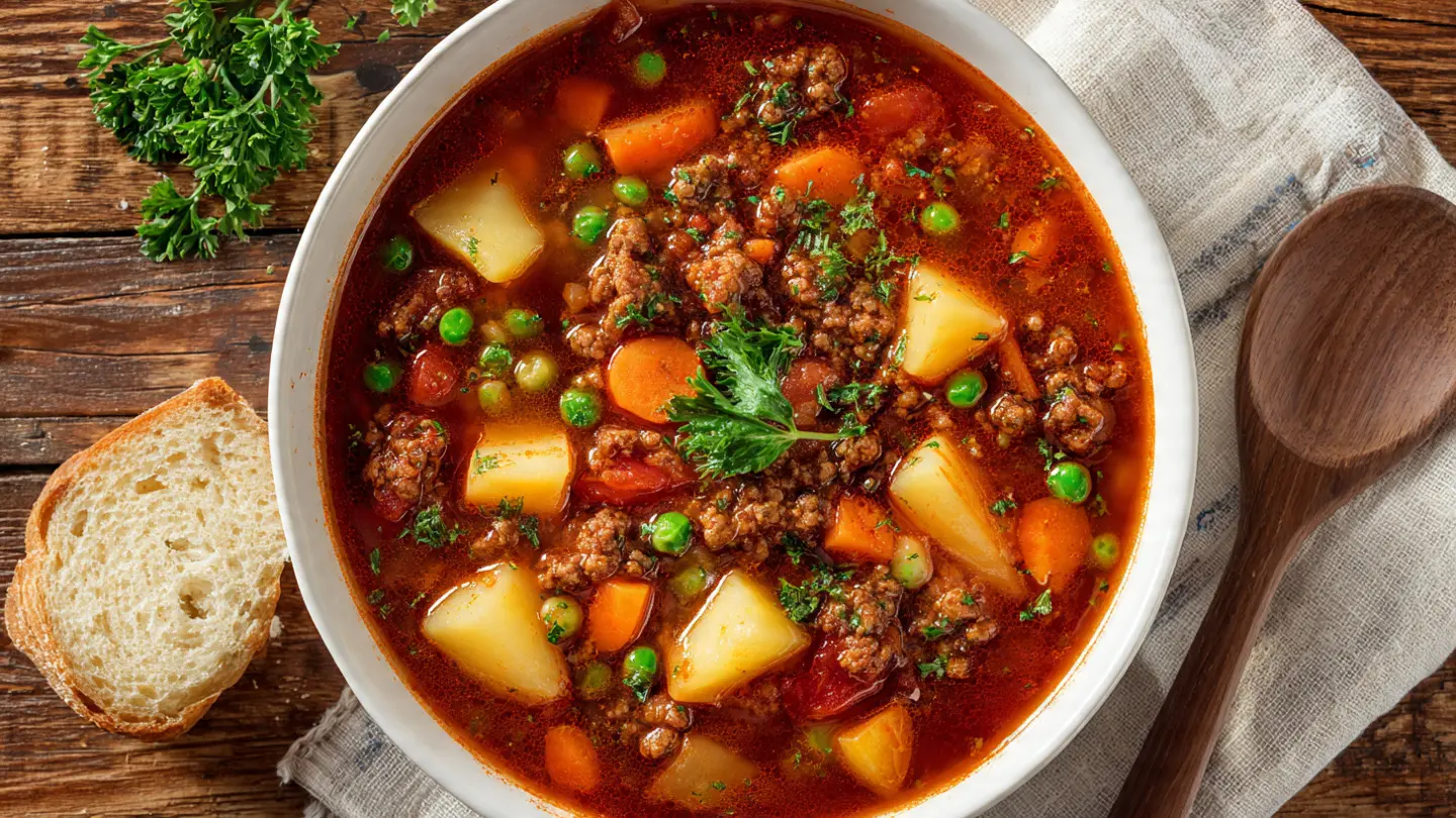 Hamburger Soup Recipe