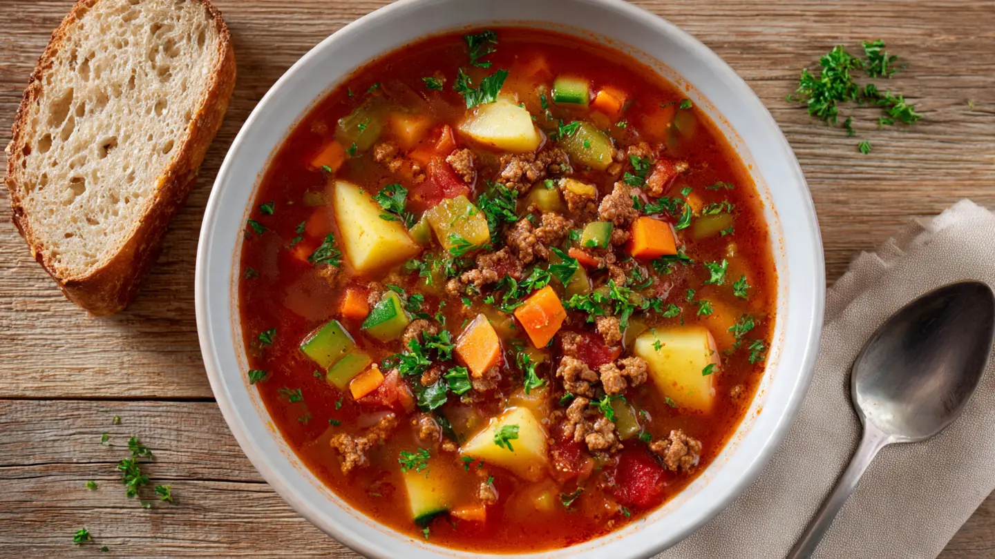 Hamburger Soup Recipe
