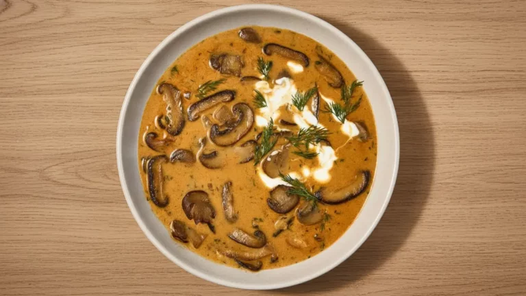 Hungarian Mushroom Soup Recipe