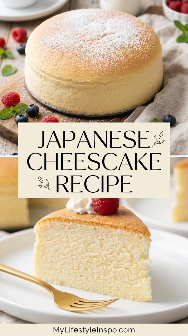 Japanese Cheesecake Recipe