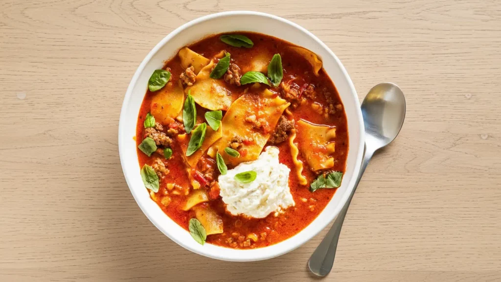Lasagna Soup Recipe