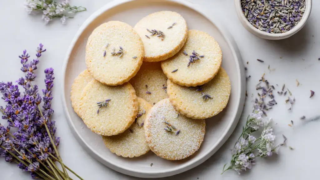 Lavender Shortbread Cookies Recipe