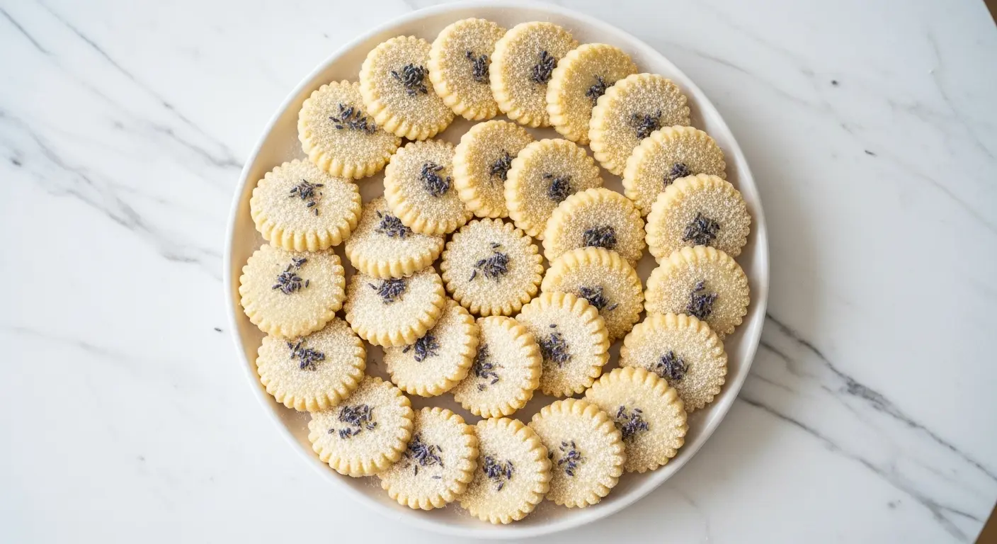 Lavender Shortbread Cookies Recipe