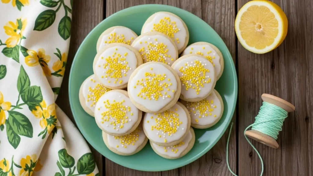 Lemon Shortbread Cookies Recipe