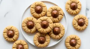 Peanut Butter Blossom Cookies Recipe