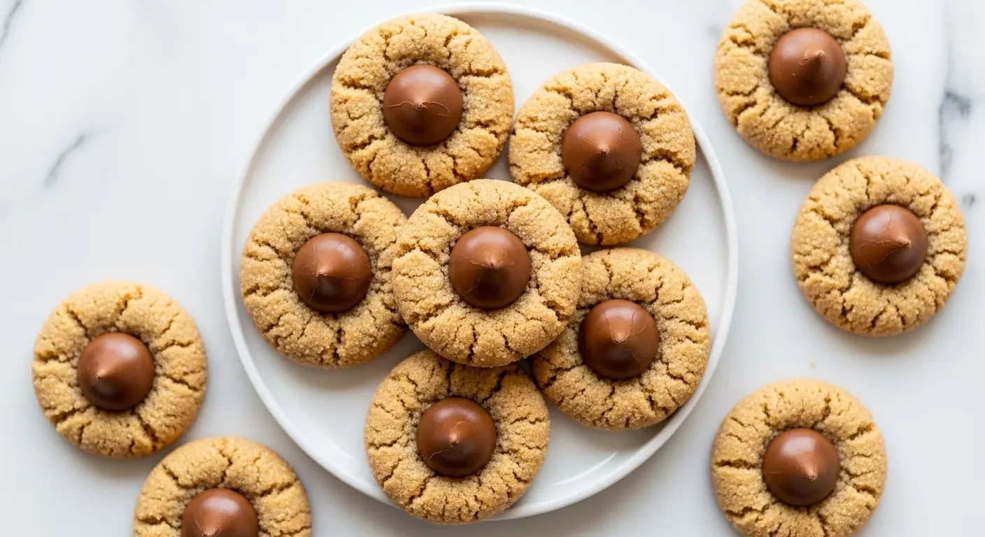 Peanut Butter Blossom Cookies Recipe