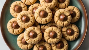 Peanut Butter Blossom Cookies Recipe