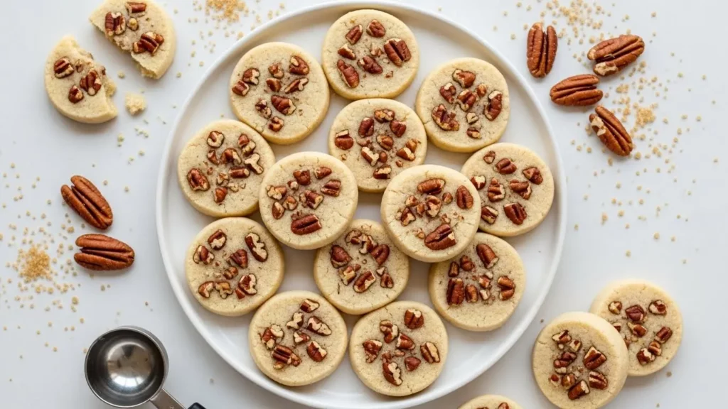 Pecan Shortbread Cookies Recipe